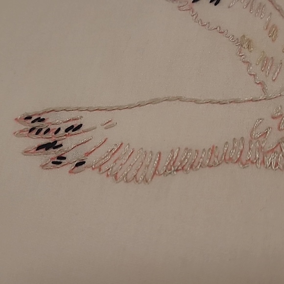 Vintage Hand Stitched Utah State Bird & Flower - Picture 6 of 16